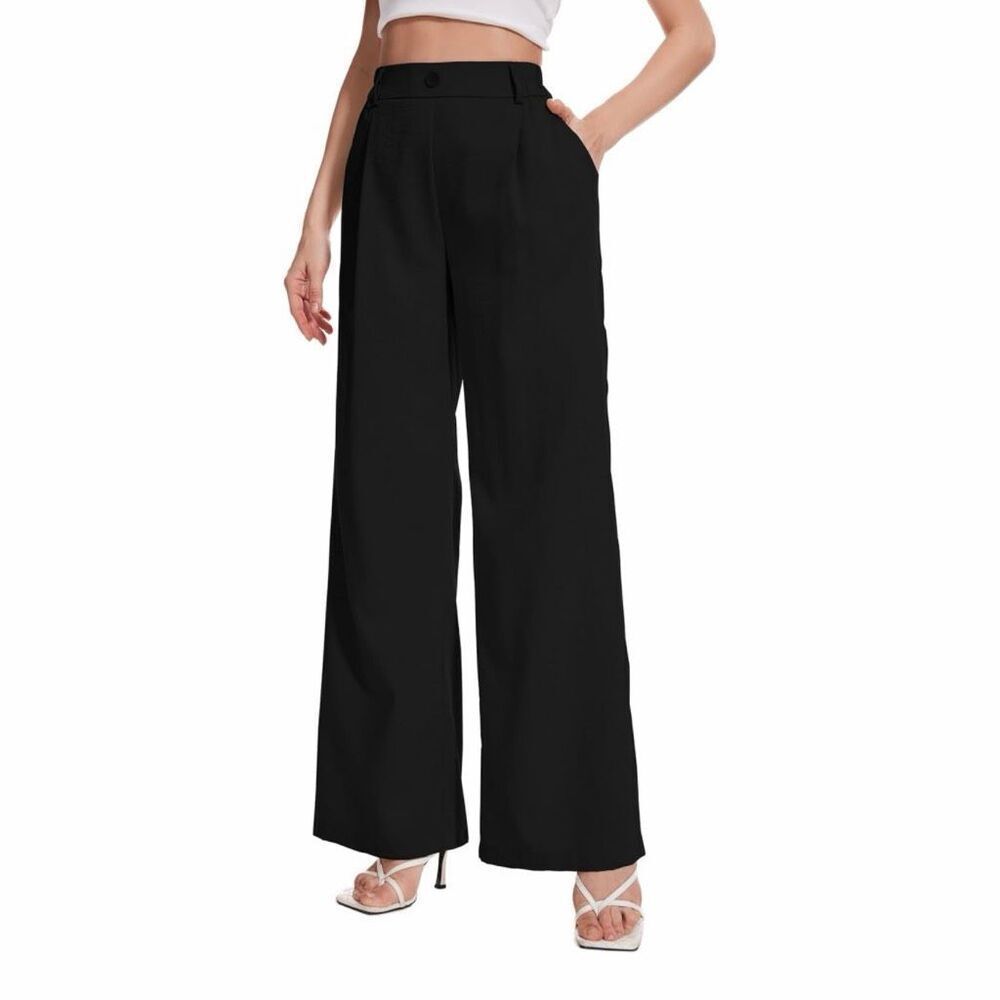 Women’s Black Wide Leg Slacks